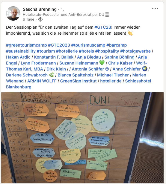 Social Media Post Sascha Brenning