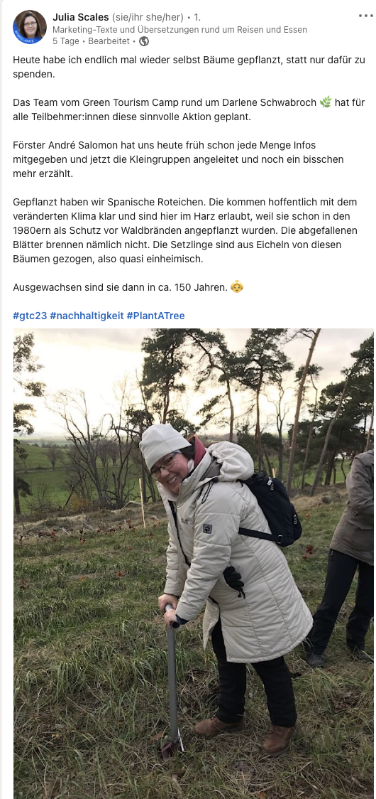 Social Media Post Sascha Brenning
