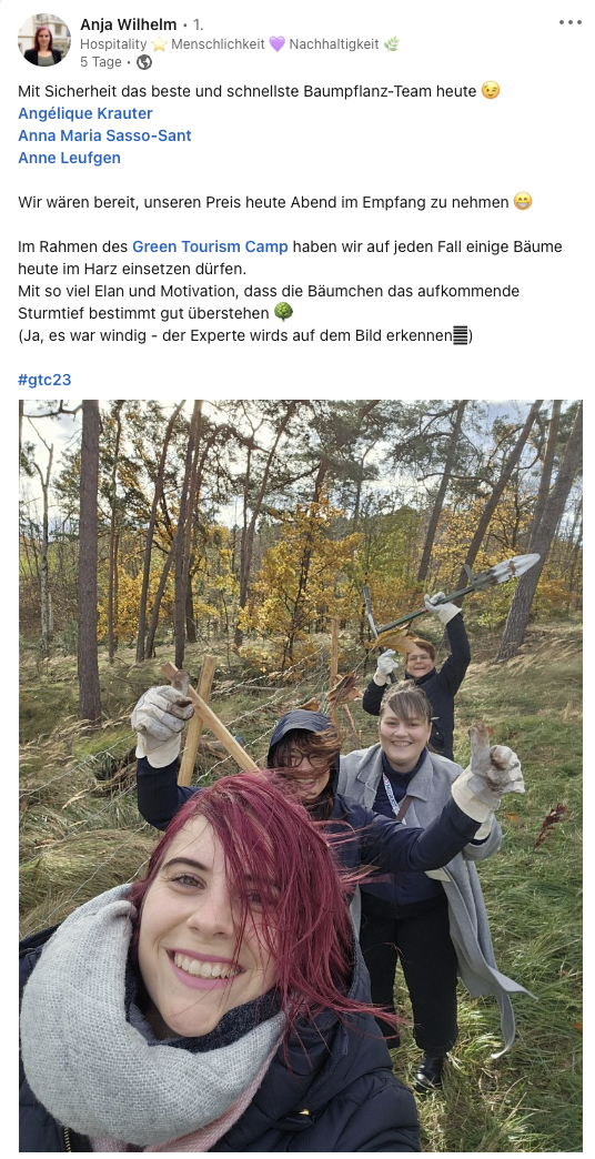 Social Media Post Sascha Brenning