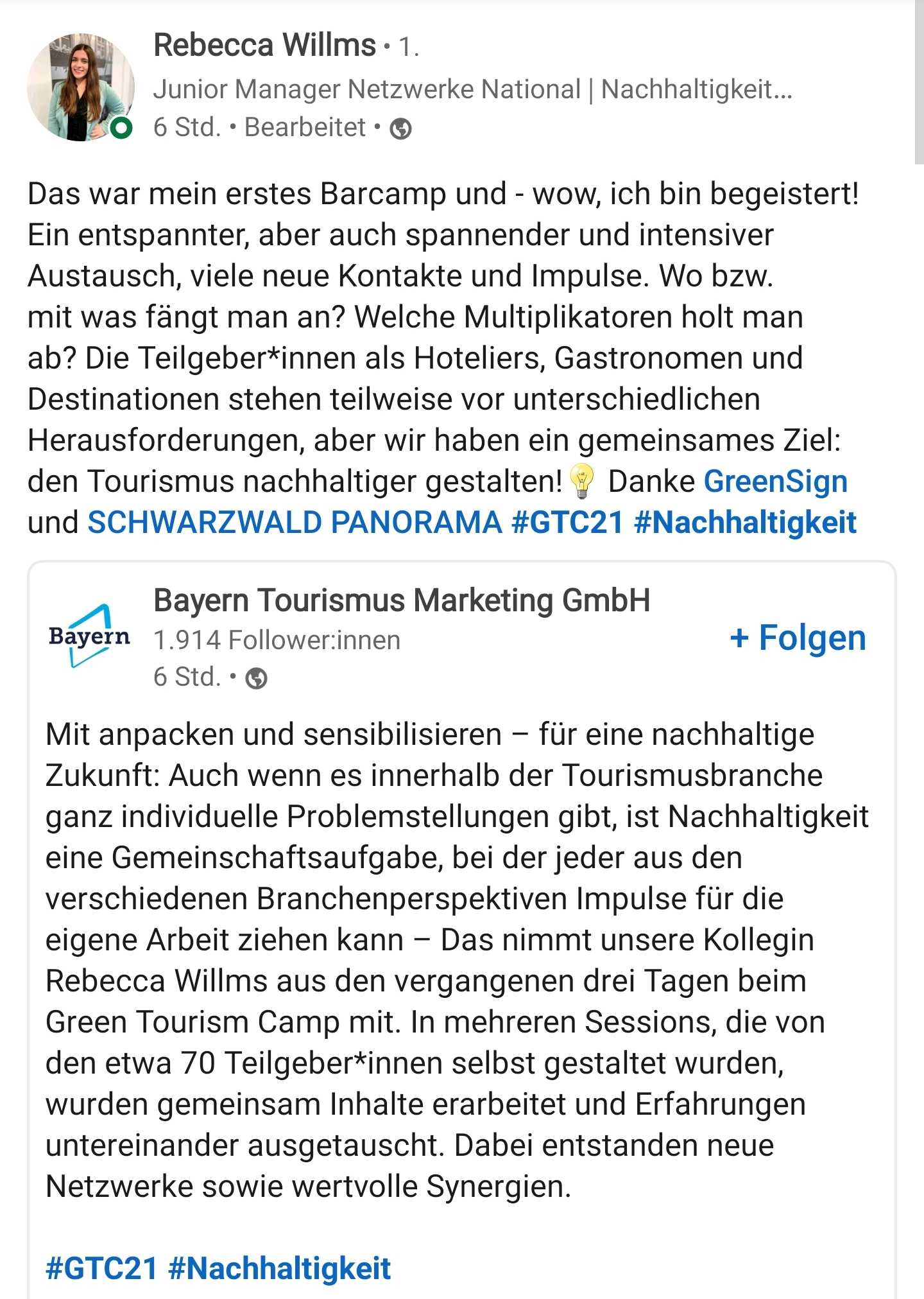 Rebecca-Willms-Linkedin-Post